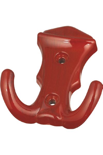 flores Plastic hanger, H 75 mm, 3103-05, mahogany