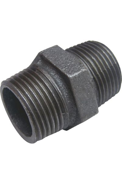 flores Black gas nipple, 3/4"
