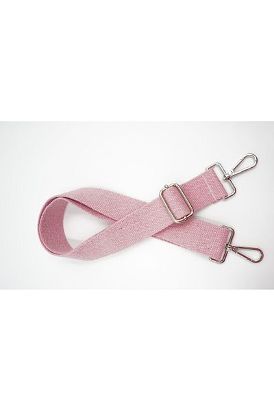 fluffy Mute Bag Pink Pink Adjustable Bag Handle Pink (Cotton) 110 cm W:4 cm