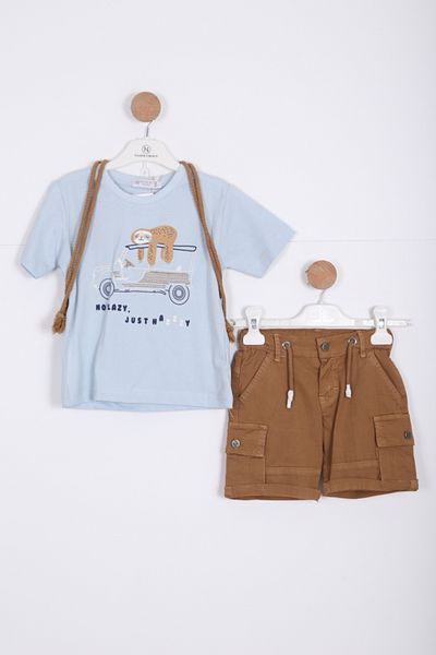 xo kids moda Set pantaloni scurți pentru băiat, 2-7 ani 3144