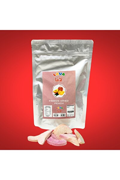Lava Roastery شرائح خوخ مجففة بالتجميد فاخرة - 100 غرام، طرية وحلوة طبيعياً