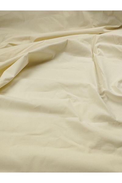 Kumaş Parça Βαμβακερό ύφασμα σε κρεμ χρώμα Πλάτος: 150 cm