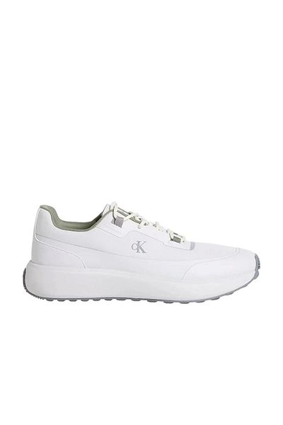 Calvin Klein Men's White Logo Sneaker