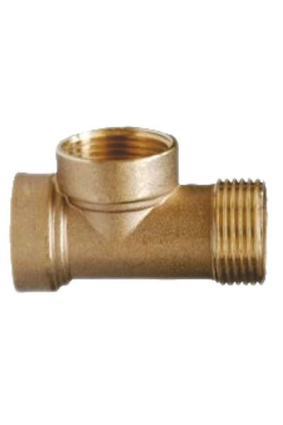 flores Bronze tee for water pump, with 3 1" outlets