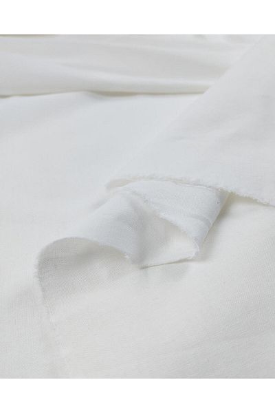 Kumaş Parça Λινό βαμβακερό σε λευκό χρώμα (Πλάτος 150 cm x Μήκος 170 cm)