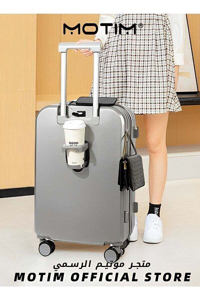 MOTIM 3pcs Luggage Set Carry On Luggage Suitcase Travel Bag for Business Travel 14+20+24inch