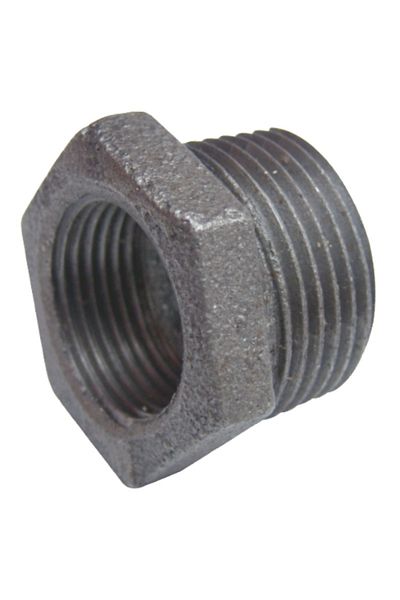 flores Black gas reducer, 1" x 3/4