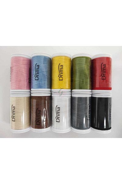Drima Sewing Thread 10 Pieces Mixed Color