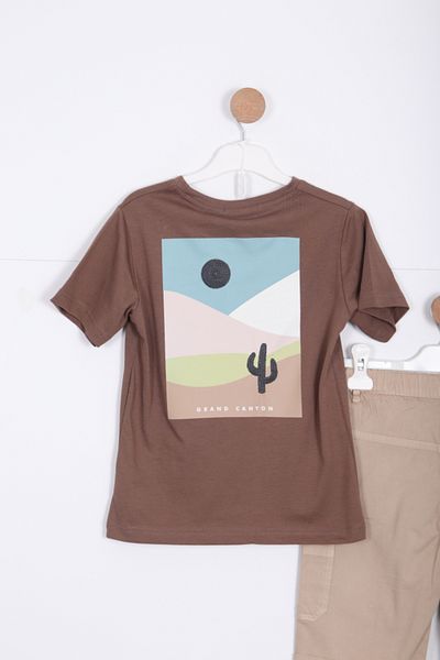 xo kids moda Комплект шорти за момче, горнище и долина, 8-14 години, 4141