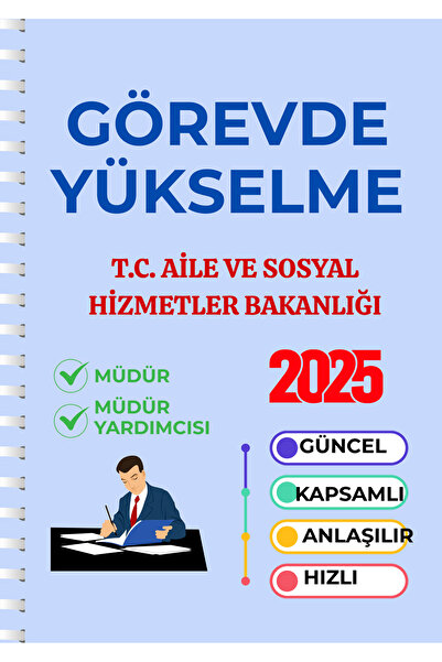 Pratik Kaynak Yayınları 2025 T.C. Aile ve Sosyal Hizmetler Bakanlığı Müdür ve...