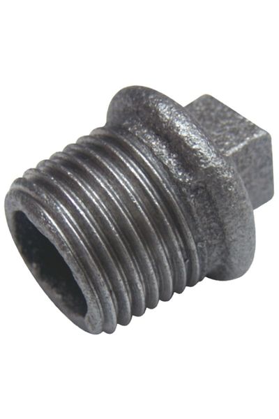 flores Black gas plug, external thread, 1"1/2