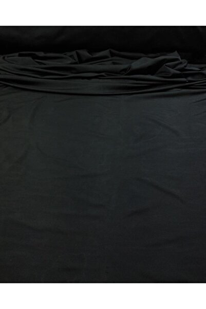 Kumaş Parça Чорний джерсі з піщаним піском (Ширина 135 см x Довжина 285 см)