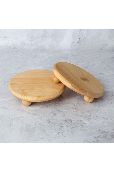 Vadi Bamboo Presentation Board with Ball Legs 25cm