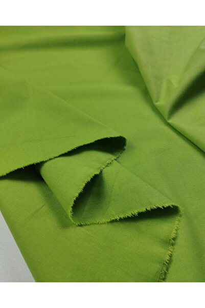 Kumaş Parça Солодкий зелений колір бавовняної тканини. Довжина: 145 см.