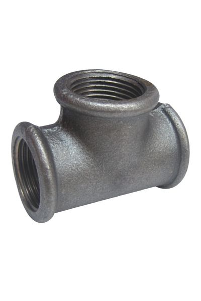 flores Gas tee, black, 1"1/2