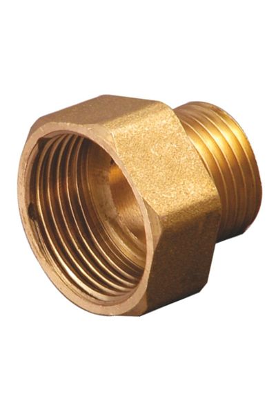 flores Bronze hexagonal reducer, 3/8 x 3/8
