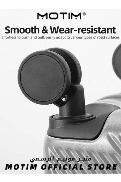 MOTIM Travel Luggage with Front Open Laptop Compartment Pocket and USB Port 20 inch