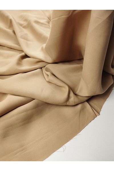 Kumaş Parça 88% Modal 12% Synthetic Milk Brown Color Woven (Width 140 cm X Length 300 cm)