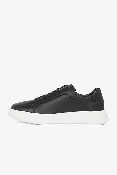 Calvin Klein Low Top Lace Up Lth Herren Sneaker Hm0hm01016-beh