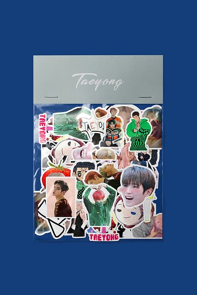 dadi ramba Taeyong Nct Sticker Pack -Bullet Journal - Agenda -Laptop Sticker Decal