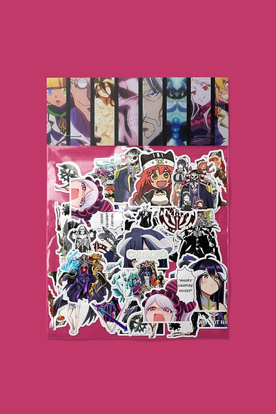 dadi ramba Overlord Sticker Pack -Bullet Journal - Agenda -Laptop Sticker Decal