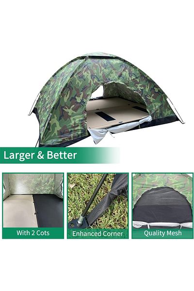 fulina double door Camping tent,suitable for 3-4 people, lightweight backpack, suitable for outdoor
