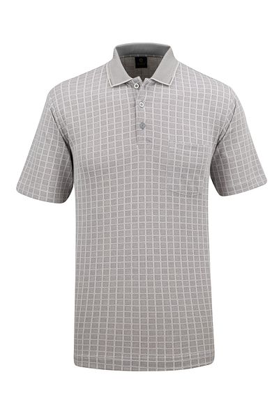 Çizgi Triko Ανδρικό μπλουζάκι Polo Neck Classic Fit με τσέπη - 5117