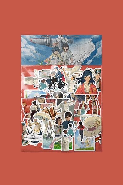 dadi ramba The Wind Rises Sticker Pack -Bullet Journal - Agenda -Laptop Sticker Decal