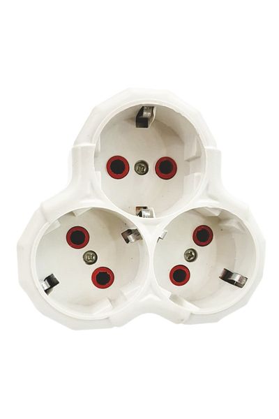 flores Triplu stecher rotund, 3 x Schuko