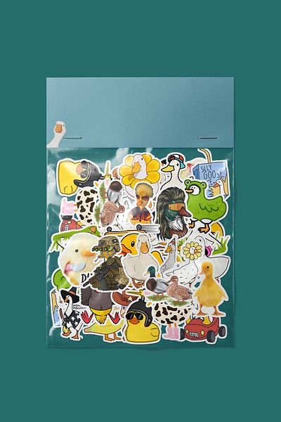 dadi ramba Duck Sticker Pack -Bullet Journal - Agenda -Laptop Sticker Decal