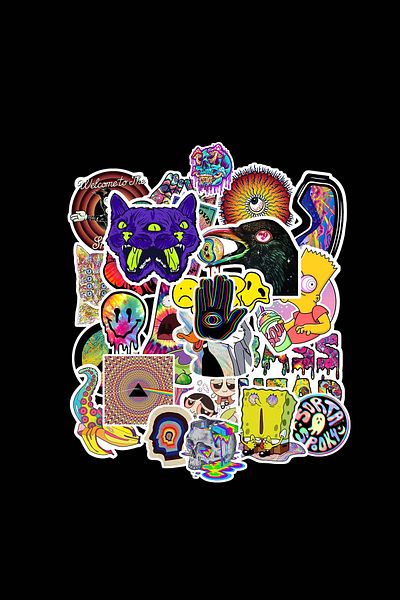 dadi ramba Trip Sticker Pack -Bullet Journal - Agenda -Laptop Sticker Decal