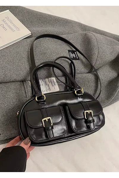HONEY BAG Miki Double Pocket Useful Women's Hand, Arm and Shoulder Bag