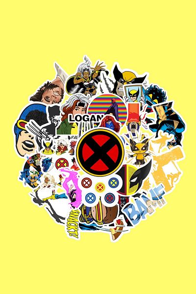 dadi ramba X-Men Sticker Pack -Bullet Journal - Agenda -Laptop Sticker Decal