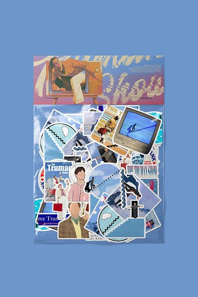 dadi ramba The Truman Show Sticker Pack -Bullet Journal - Agenda -Laptop Sticker Decal