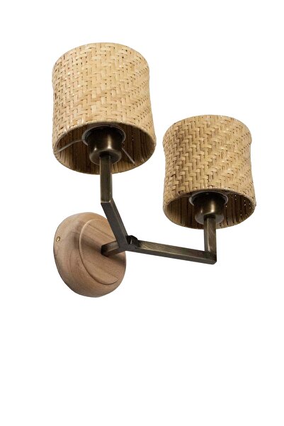 Mutlu Ratttan Sconce 2 Pieces