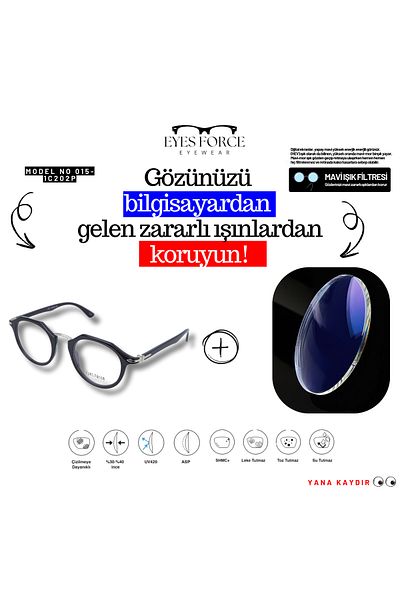 Eyes Force Bluecat Glasses 015-1C