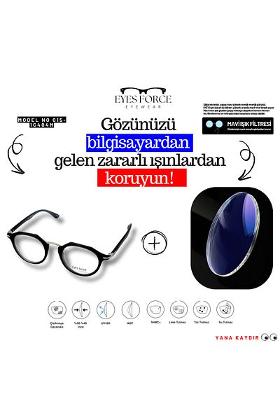 Eyes Force Bluecat Glasses 015-1C