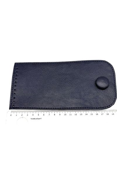 angel çanta aksesuar Angel Bag Accessory Navy Blue Color Button Model Bag Making Set with Light Gold Metal