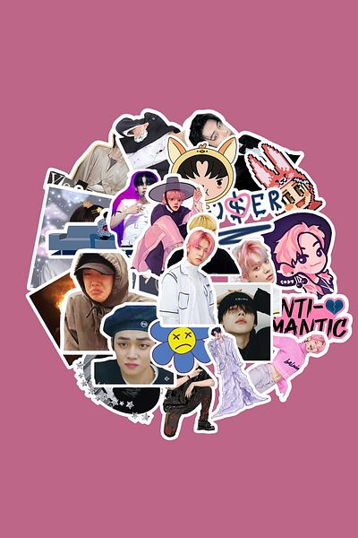 dadi ramba Yeonjun Txt Sticker Pack -Bullet Journal - Agenda -Laptop Label Sticker