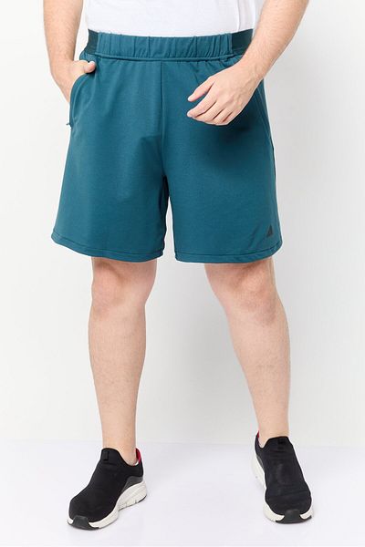 adidas Men Sportwear Fit Yoga Shorts, Teal Blue