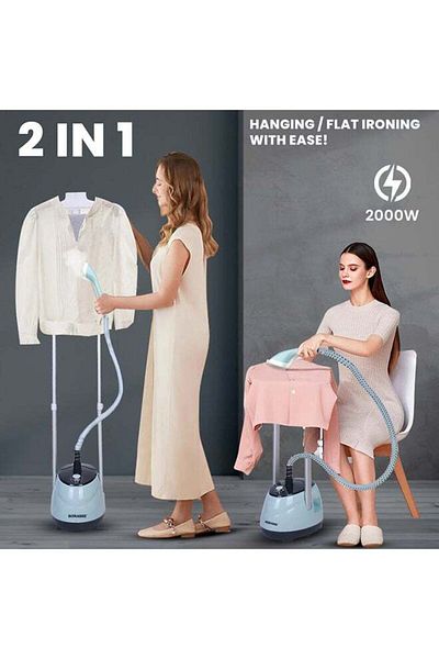 sonashi 1.8L Garment Steamer with 35G/min Steam Flow, Mechanical Control, and Overheat Protection
