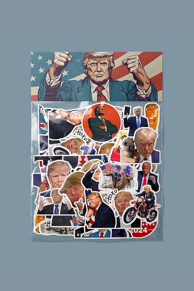 dadi ramba Donald Trump Sticker Pack -Bullet Journal - Agenda -Laptop Sticker Decal