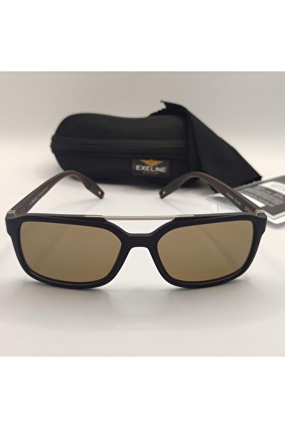 EXELİNE 150 نظارات شمسية للرجال من نوع Col Polarized Uv 400 مضادة للانعكاس عض...
