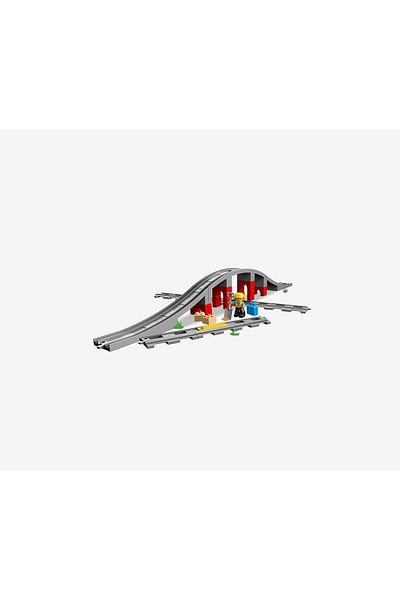 LEGO Duplo Railway Bridge And Rails, Grey Combo