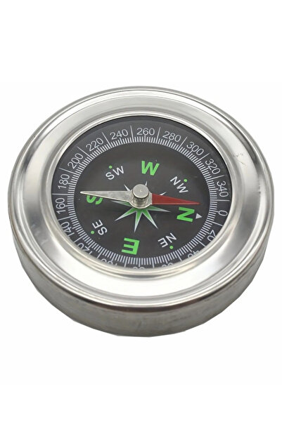 MOBEE Metal Gövdeli Profesyonel 60mm Taşınabilir El Pusulası – Dayanıklı Çelik Kasa, Yuvarlak Cep Pusulası