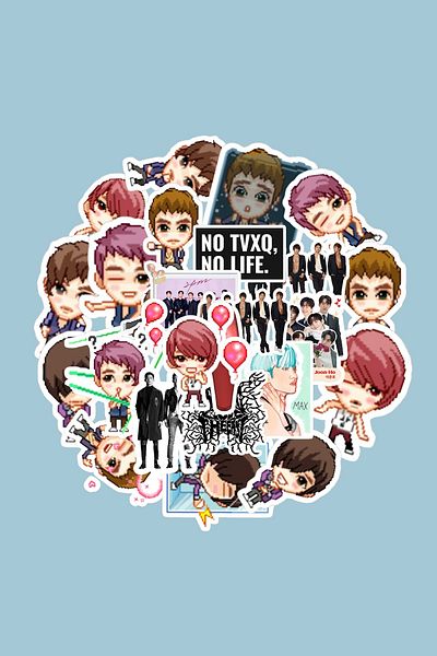 dadi ramba Tvxq! Sticker Pack -Bullet Journal - Agenda -Laptop Sticker Decal