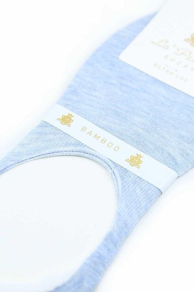 La Pescara Blue Ultra Luxury Invisible 12 Pack Bamboo Men's Socks Crp373