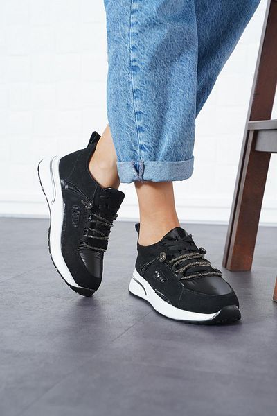 Moda Pie Pantofi sport pentru femei Tromeny Bound Stone Negri