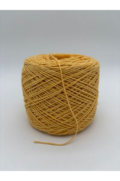 kumasfabrik (200GR) Βαμβακερό νήμα πλεξίματος χειρός/νήμα πλεξίματος/νήμα διάτρησης/νήμα μοτίφ/νήμα Amigurimi-κίτρινο