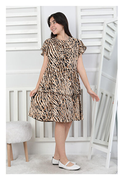 My Kids Wear Sa deznom Haljina sa mašnom za devojčice